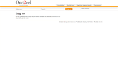 Desktop Screenshot of nettbutikk.one2cel.no