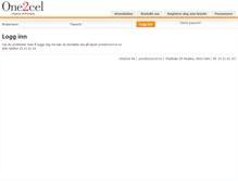 Tablet Screenshot of nettbutikk.one2cel.no